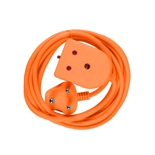 ELECTRICMATE ORANGE MEDIUM DUTY 3M EXTENSION LEADS 16AMP