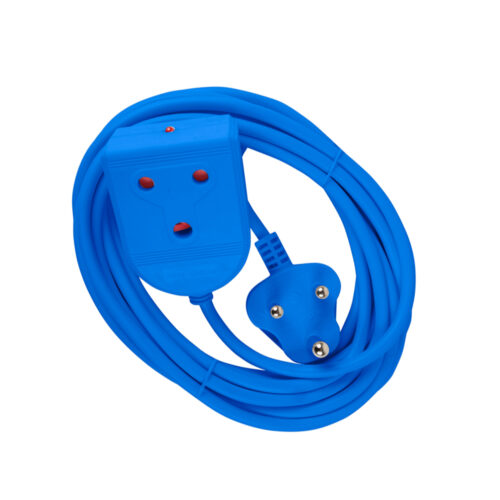 ELECTRICMATE BLUE MEDIUM DUTY 5M EXTENSION LEADS 10AMP