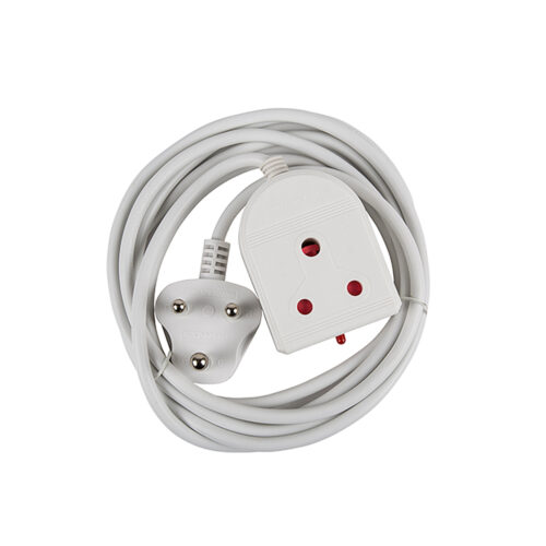 ELECTRICMATE WHITE LIGHT DUTY 10M EXTENSION LEADS 10AMP
